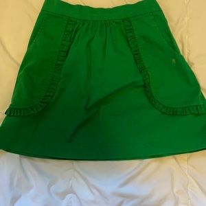 Hannah Kate Corduroy green skirt with pockets